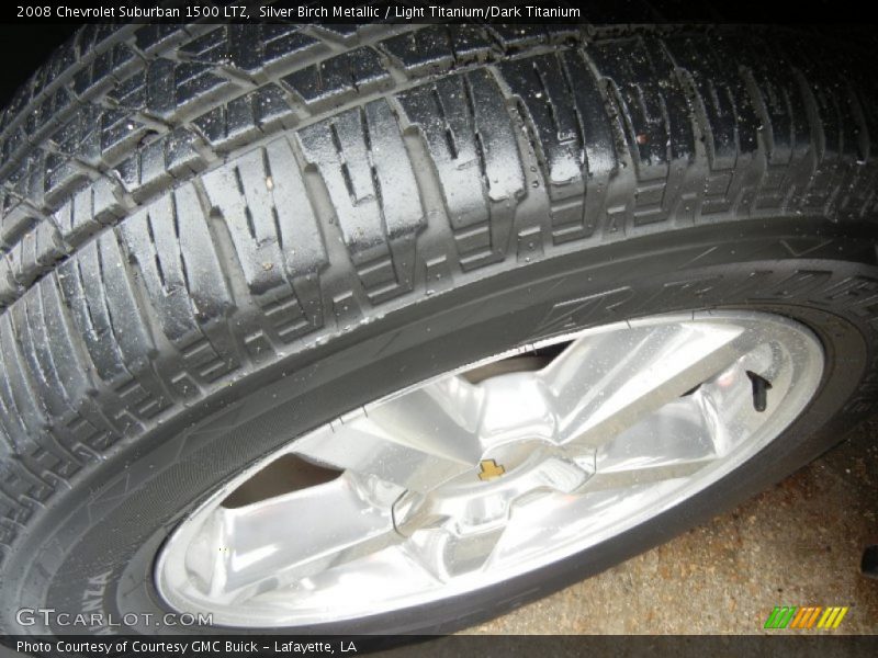 Silver Birch Metallic / Light Titanium/Dark Titanium 2008 Chevrolet Suburban 1500 LTZ
