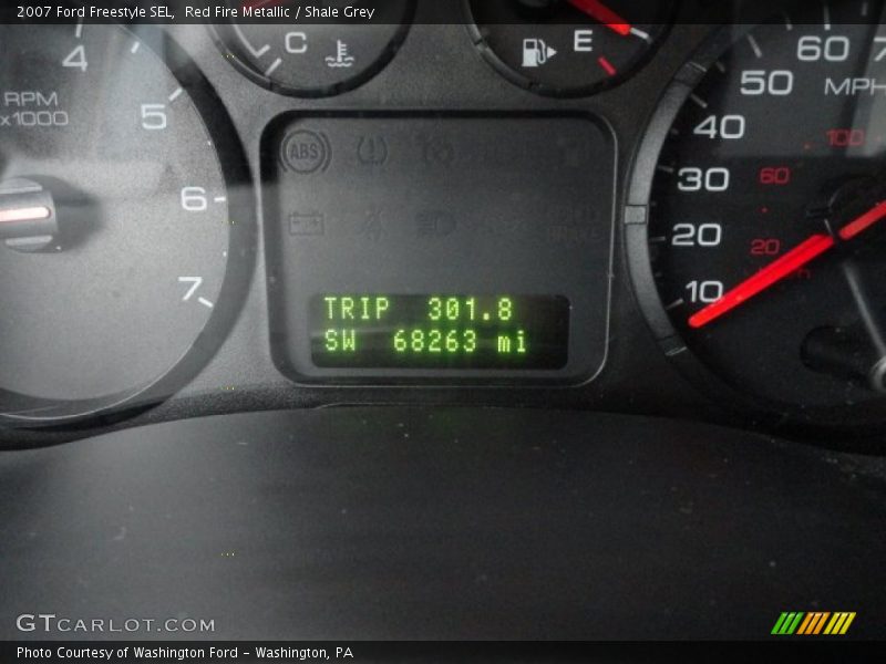 Red Fire Metallic / Shale Grey 2007 Ford Freestyle SEL