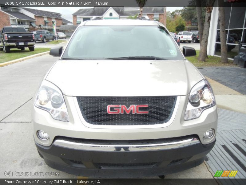 Gold Mist Metallic / Light Titanium 2008 GMC Acadia SLE