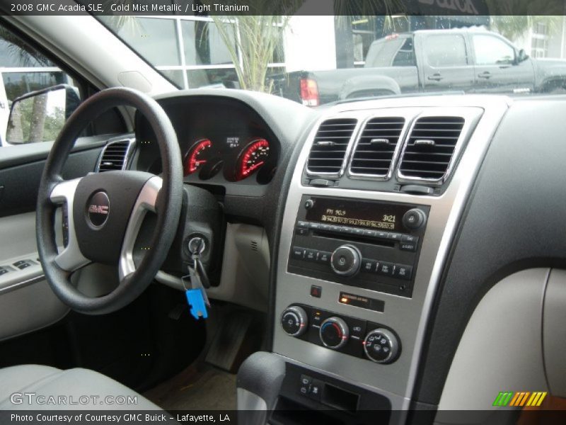 Gold Mist Metallic / Light Titanium 2008 GMC Acadia SLE