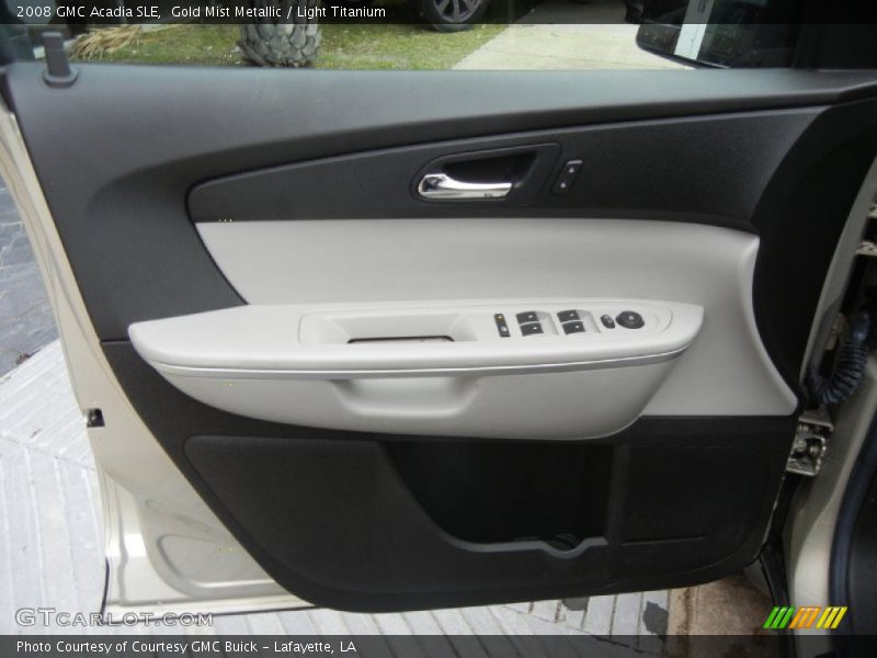 Gold Mist Metallic / Light Titanium 2008 GMC Acadia SLE
