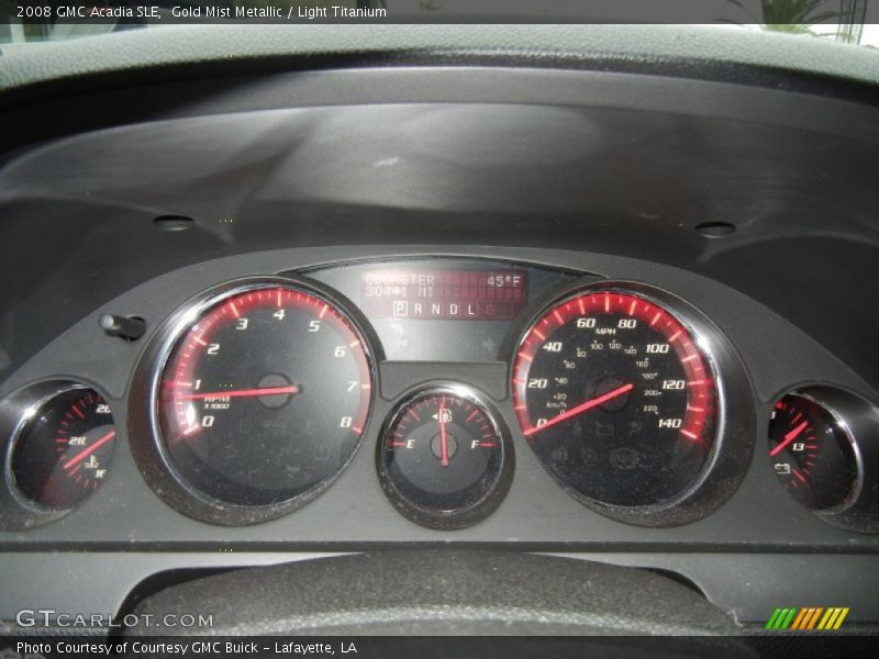 Gold Mist Metallic / Light Titanium 2008 GMC Acadia SLE
