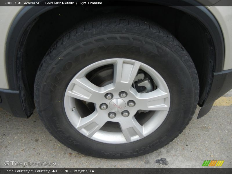 Gold Mist Metallic / Light Titanium 2008 GMC Acadia SLE