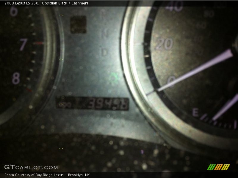 Obsidian Black / Cashmere 2008 Lexus ES 350