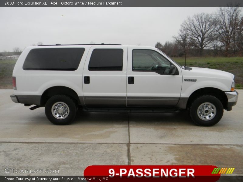 Oxford White / Medium Parchment 2003 Ford Excursion XLT 4x4