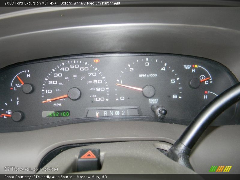  2003 Excursion XLT 4x4 XLT 4x4 Gauges