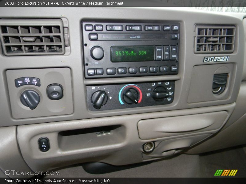 Controls of 2003 Excursion XLT 4x4