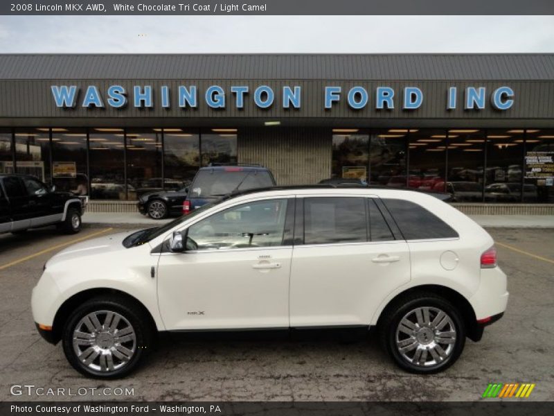 White Chocolate Tri Coat / Light Camel 2008 Lincoln MKX AWD