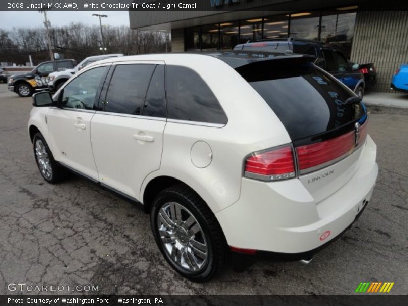 White Chocolate Tri Coat / Light Camel 2008 Lincoln MKX AWD