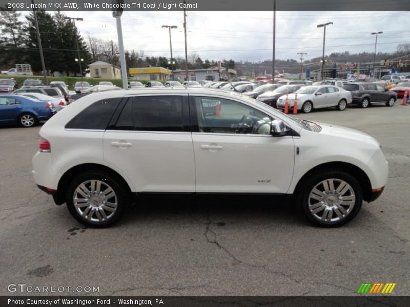 White Chocolate Tri Coat / Light Camel 2008 Lincoln MKX AWD