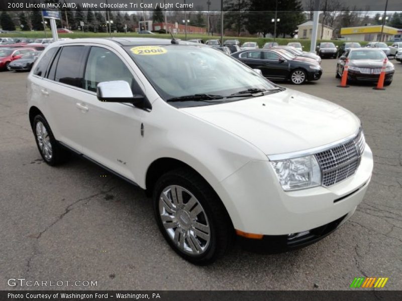 White Chocolate Tri Coat / Light Camel 2008 Lincoln MKX AWD
