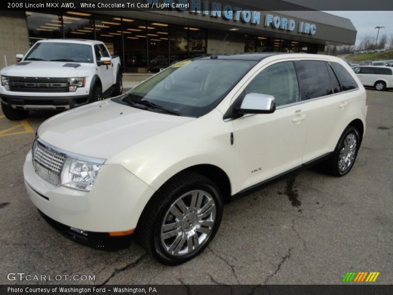 White Chocolate Tri Coat / Light Camel 2008 Lincoln MKX AWD