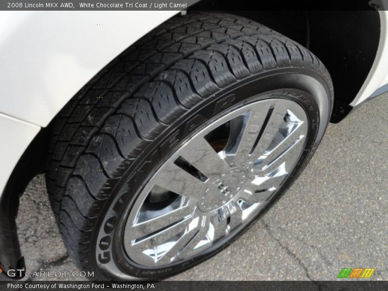 White Chocolate Tri Coat / Light Camel 2008 Lincoln MKX AWD