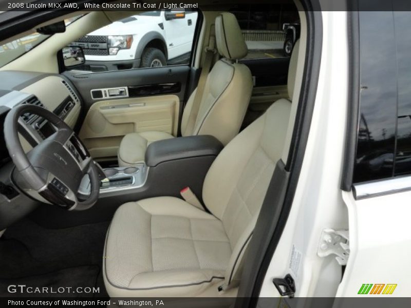 White Chocolate Tri Coat / Light Camel 2008 Lincoln MKX AWD