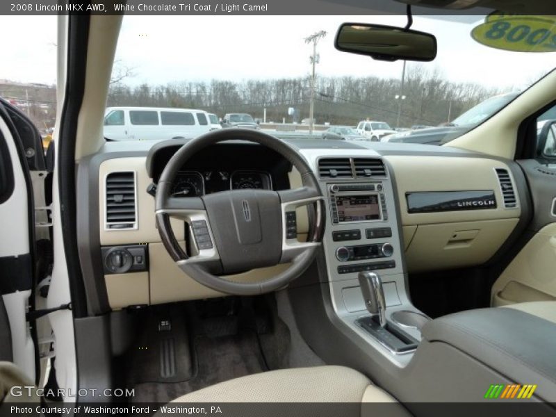 White Chocolate Tri Coat / Light Camel 2008 Lincoln MKX AWD