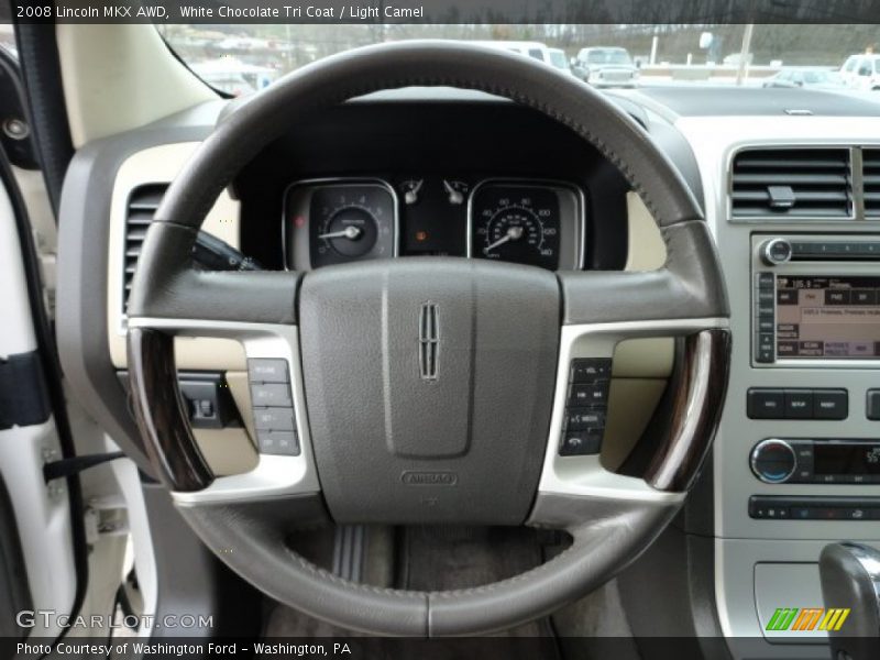 White Chocolate Tri Coat / Light Camel 2008 Lincoln MKX AWD
