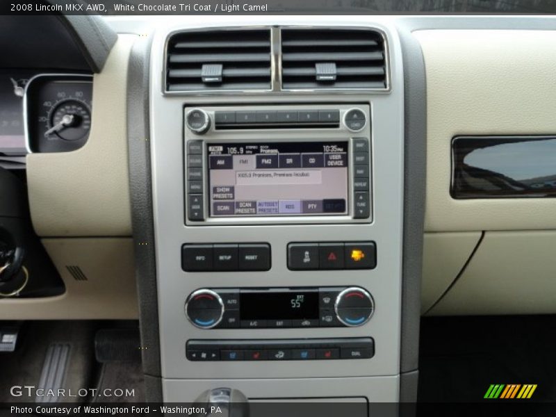 White Chocolate Tri Coat / Light Camel 2008 Lincoln MKX AWD