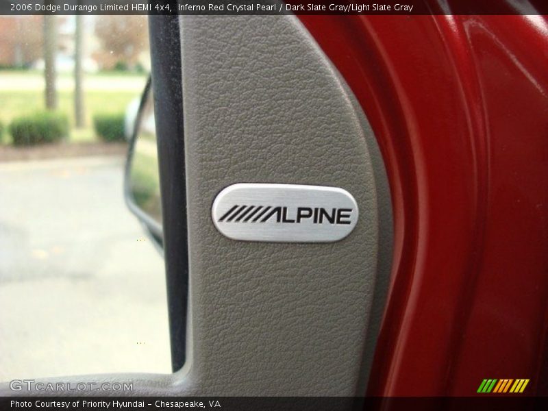 Inferno Red Crystal Pearl / Dark Slate Gray/Light Slate Gray 2006 Dodge Durango Limited HEMI 4x4