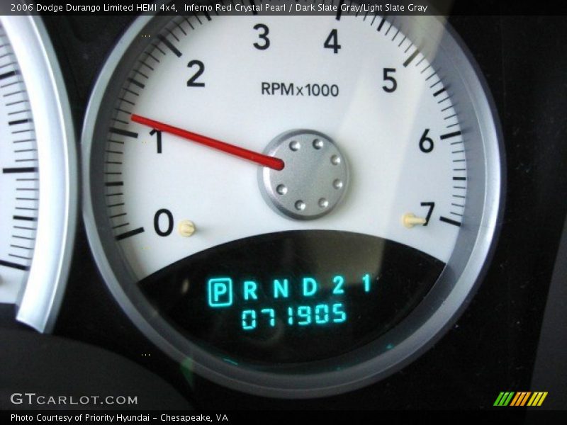 Inferno Red Crystal Pearl / Dark Slate Gray/Light Slate Gray 2006 Dodge Durango Limited HEMI 4x4