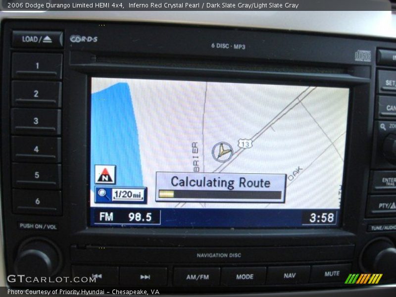 Navigation of 2006 Durango Limited HEMI 4x4