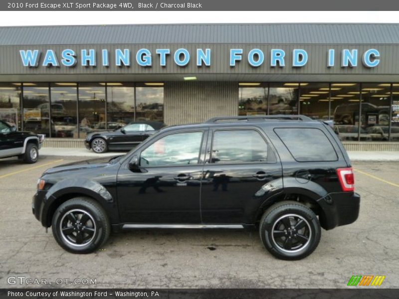 Black / Charcoal Black 2010 Ford Escape XLT Sport Package 4WD