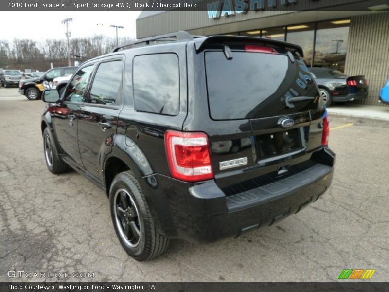 Black / Charcoal Black 2010 Ford Escape XLT Sport Package 4WD