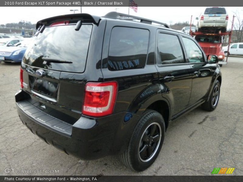 Black / Charcoal Black 2010 Ford Escape XLT Sport Package 4WD