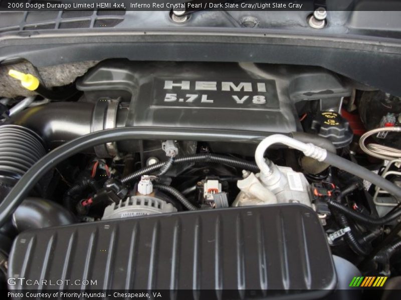  2006 Durango Limited HEMI 4x4 Engine - 5.7 Liter HEMI OHV 16V V8
