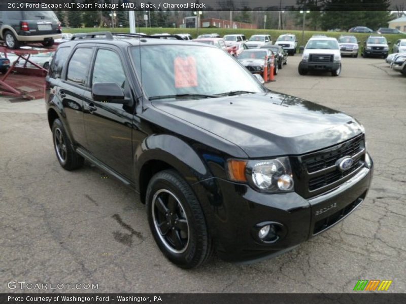 Black / Charcoal Black 2010 Ford Escape XLT Sport Package 4WD