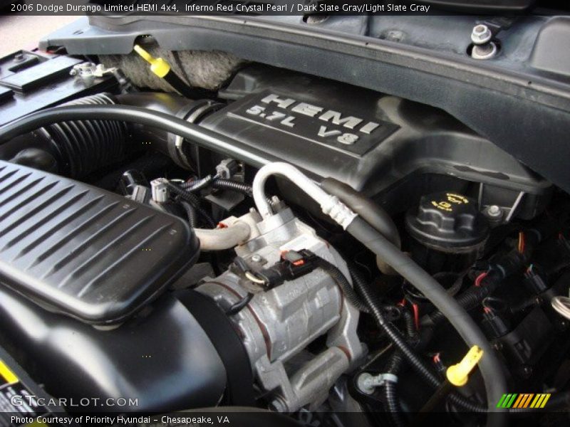  2006 Durango Limited HEMI 4x4 Engine - 5.7 Liter HEMI OHV 16V V8