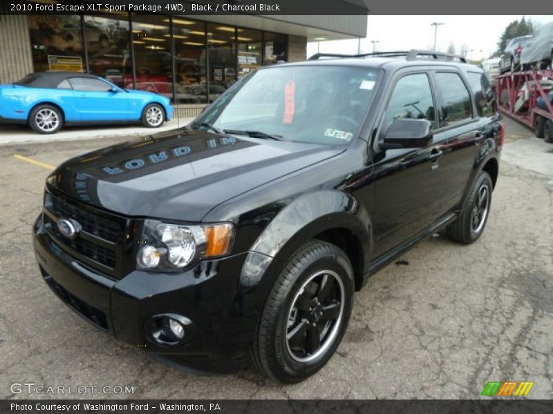 Black / Charcoal Black 2010 Ford Escape XLT Sport Package 4WD