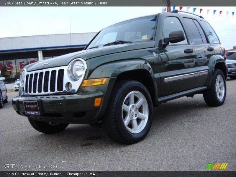 Jeep Green Metallic / Khaki 2007 Jeep Liberty Limited 4x4