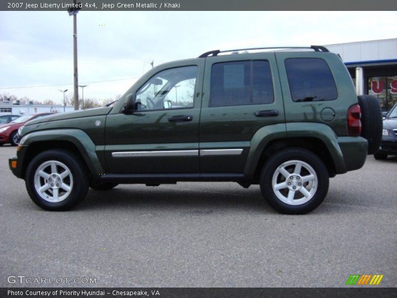Jeep Green Metallic / Khaki 2007 Jeep Liberty Limited 4x4