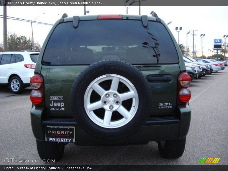 Jeep Green Metallic / Khaki 2007 Jeep Liberty Limited 4x4