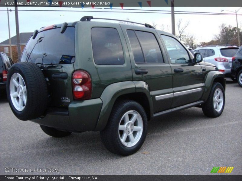 Jeep Green Metallic / Khaki 2007 Jeep Liberty Limited 4x4