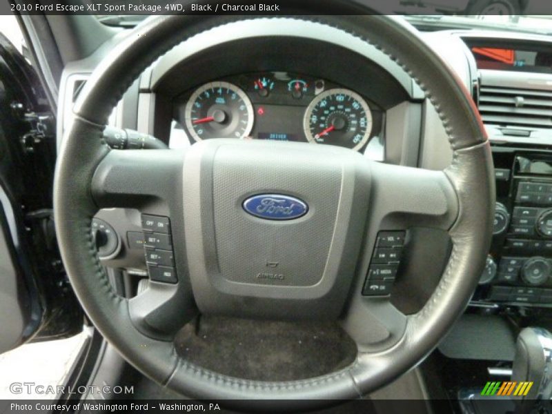 Black / Charcoal Black 2010 Ford Escape XLT Sport Package 4WD