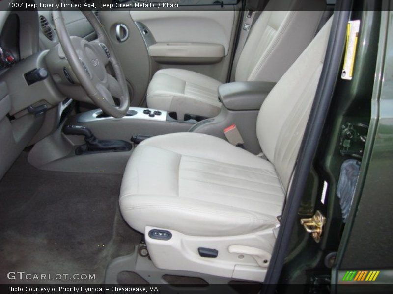 Jeep Green Metallic / Khaki 2007 Jeep Liberty Limited 4x4