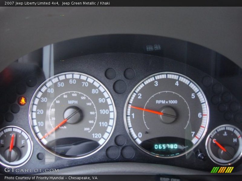 Jeep Green Metallic / Khaki 2007 Jeep Liberty Limited 4x4