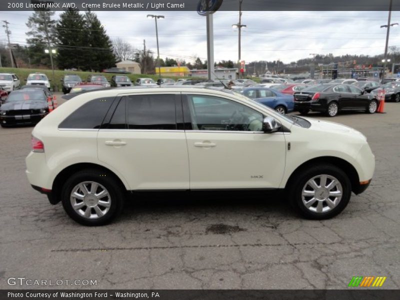 Creme Brulee Metallic / Light Camel 2008 Lincoln MKX AWD