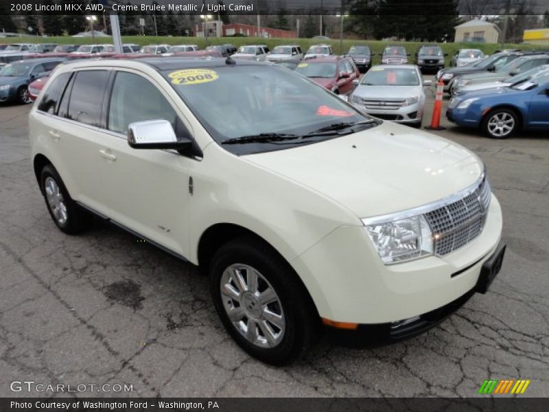 Creme Brulee Metallic / Light Camel 2008 Lincoln MKX AWD