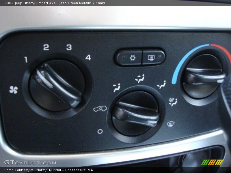 Jeep Green Metallic / Khaki 2007 Jeep Liberty Limited 4x4