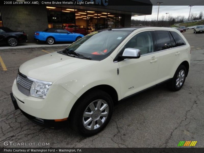Creme Brulee Metallic / Light Camel 2008 Lincoln MKX AWD