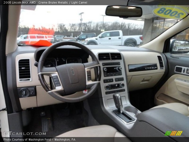 Creme Brulee Metallic / Light Camel 2008 Lincoln MKX AWD