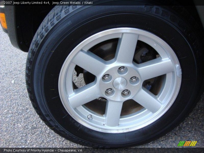 Jeep Green Metallic / Khaki 2007 Jeep Liberty Limited 4x4