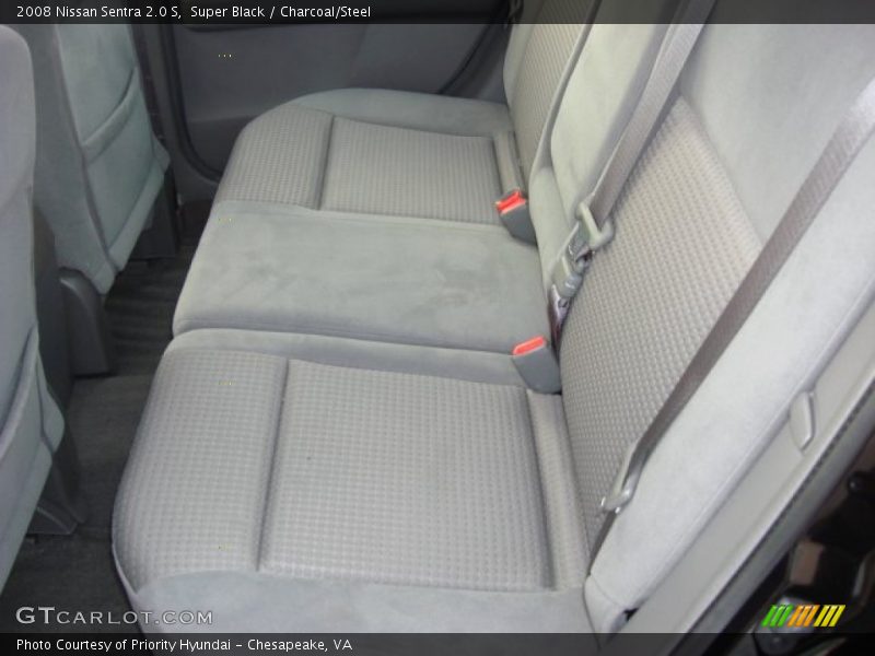 Super Black / Charcoal/Steel 2008 Nissan Sentra 2.0 S