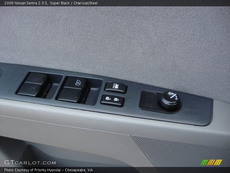 Super Black / Charcoal/Steel 2008 Nissan Sentra 2.0 S