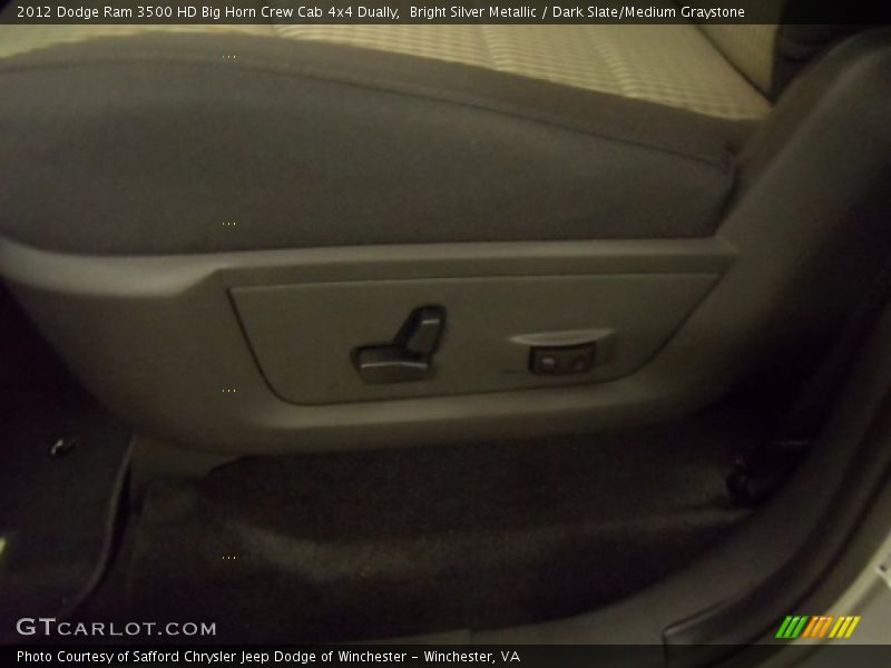 Bright Silver Metallic / Dark Slate/Medium Graystone 2012 Dodge Ram 3500 HD Big Horn Crew Cab 4x4 Dually