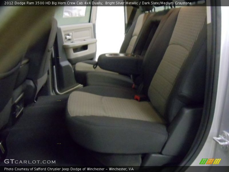 Bright Silver Metallic / Dark Slate/Medium Graystone 2012 Dodge Ram 3500 HD Big Horn Crew Cab 4x4 Dually