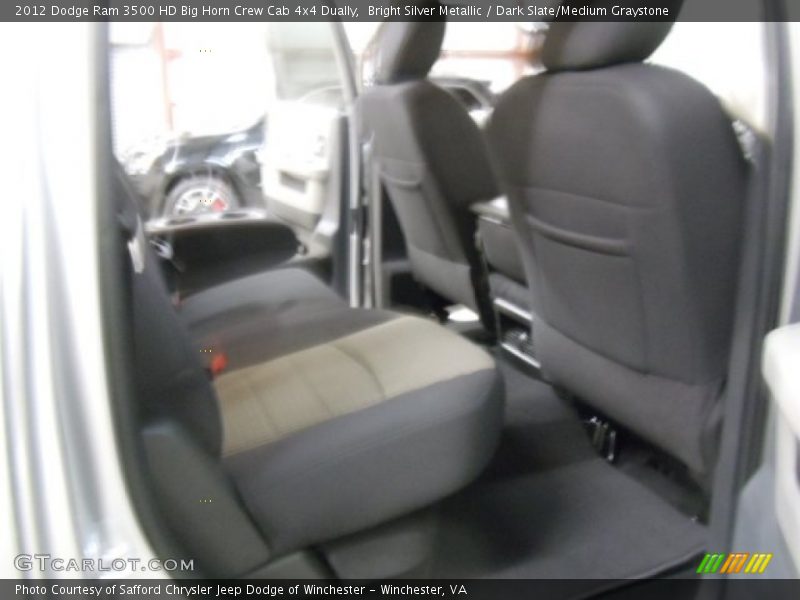 Bright Silver Metallic / Dark Slate/Medium Graystone 2012 Dodge Ram 3500 HD Big Horn Crew Cab 4x4 Dually