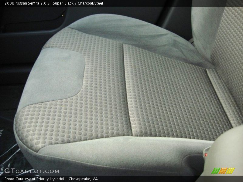 Super Black / Charcoal/Steel 2008 Nissan Sentra 2.0 S